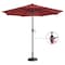 Nature Spring Nature Spring 9 Foot Patio Umbrella LED Lights, Red 835150ZNM - alternate 3